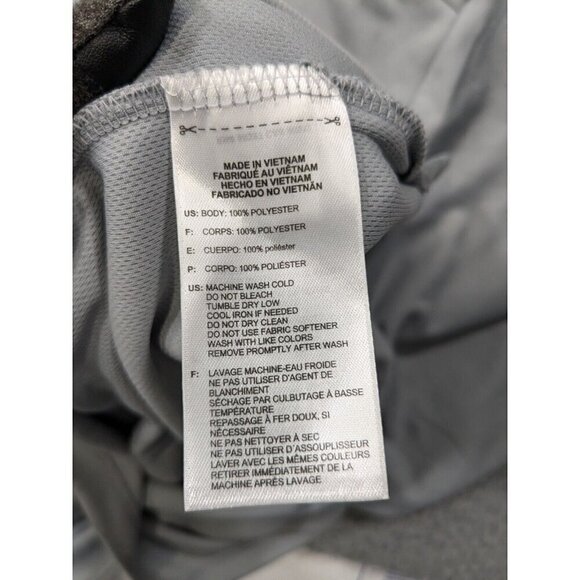 Adidas Performance Polo Shirt Mens Large Golf UPF 30 Beaverhead Logo Gray - Picture 5 of 13
